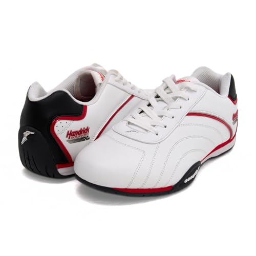 Goodyear Mens Ori Racer Sneakers – Hendrick Motorsports Low-Top Lace Up Performance Sneakers, Leather & Mesh Lining