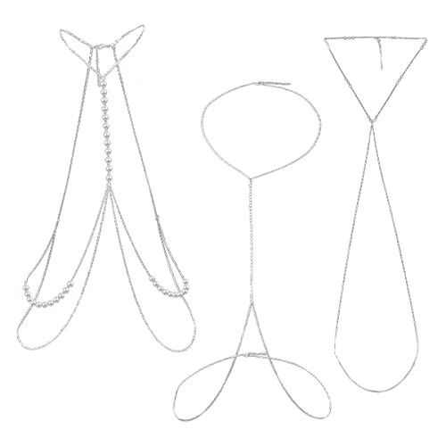 Stylishe Layered Perlen-Körperkette - Perfekt Für Strand, Festival & Party