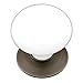 Emtek 86034US15A Ice White Porcelain 1.75-Inch Cab Knob