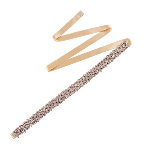 Rhinestones Long Wedding Belt Formal Dress Accessories Dinner Party Women Ribbon Belt Women