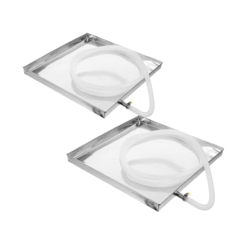 Bac de récupération pour climatiseur portable en acier inoxydable anti-fuite