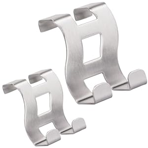 RICOO MH001-2 Türhaken Edelstahl 2er Set