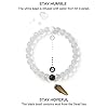 Lokai-Classic-Bracelet Lokai Beaded Bracelets for Women & Men, Classic Clear Style - Mental Health Awareness Bracelet Encourages Mental Wellness Slides-On for Comfortable Fit - Silicone Stretch Bead Bracelet Jewelry