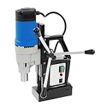 Magnetbohrmaschine 1680W Motor, Magnetbohreinheit Bohrmaschine 3-28mm 13800N Leerlaufdrehzahl von 300 U/min, Tragbare Mag-Bohrmaschine Kernbohrmaschine, Stahlplatte Spiralbohrmaschine