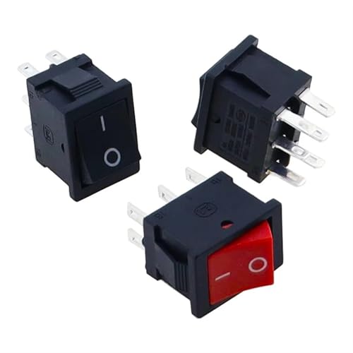 Interruptor KCD2 basculante de 6 pines para solucionar fallos de conexión 4