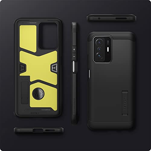 Spigen Tough Armor Cover Compatible with Xiaomi 11T and Xiaomi 11T Pro - Black