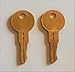 CH545 UWS Pair of 2 - Replacement New Keys for CH545 UWS Truck Tool Box Lock. Key pre Cut to Code by keys22