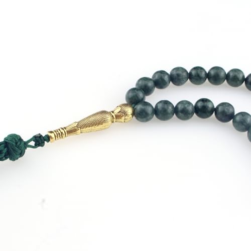 Chapelet de prière musulman vert, cadeau idéal de Ramadan - 4
