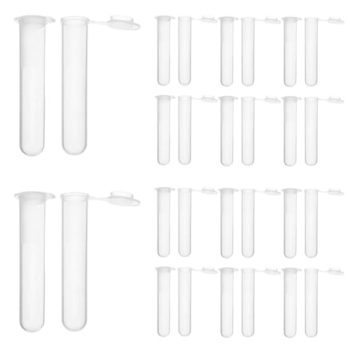 Tubo de ensayo de plástico estéril anti fugas Ciieeo de 10ml para análisis seguro de agua