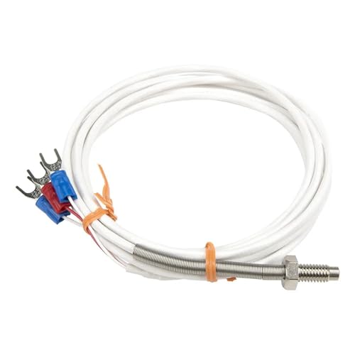 Sensor RTD PT100 M6 de tornillo FTARB02 con cable FEP de 2m para temperatura 2