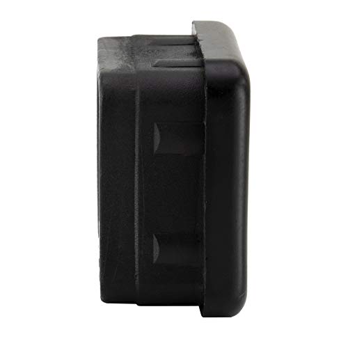 Image of RecPro 1 inch Square Tube Plug Cap 7 /8 inch ID Plastic End Cap Beveled Insert (