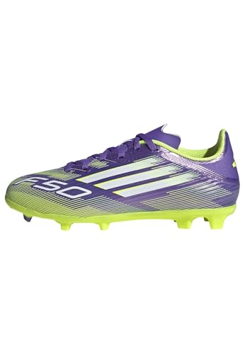 adidas F50 League Firm Multi Ground Football Boots Kids, Scarpe da Calcio Unisex-Bambini, Purple Rush/Cloud White/Lucid...