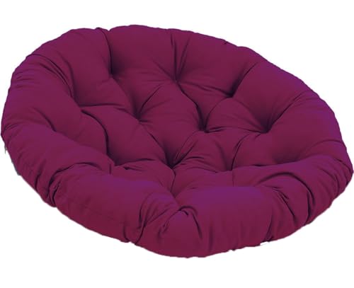 Coussins de siège ronds épais pour chaises suspendues - Coussin de sol de rechange imperméable pour intérieur et extérieur - Parfait pour jardin et...