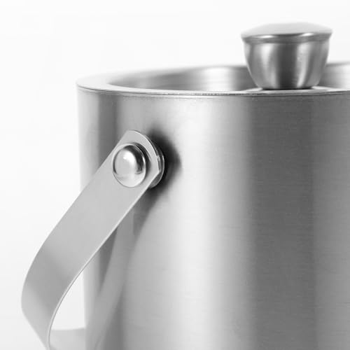 SHOWERORO Seau Isotherme à Glace 1, 6 L en Acier Inoxydable pour Maison Ktv – vue 8
