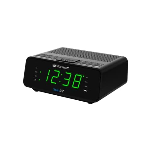 Emerson SmartSet Dual Alarm Clock Radio with AM/FM Radio, Dimmer, Sleep Timer and .9" LED Display, CKS1900 Cover