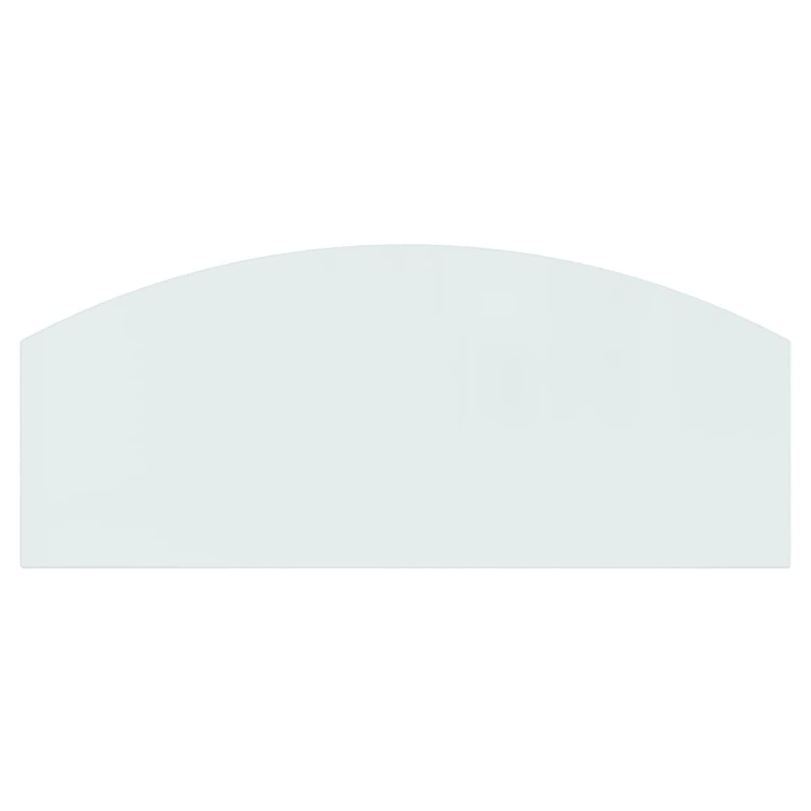 Homgoday Piastra in vetro per camino, 120 x 50 cm, protezione per pavimenti in parquet e laminato, base per stufa resistente alle alte temperature, accessori per la copertura del pavimento in vetro