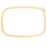 Caydo Big Size ABS Plastic Embroidery Hoops Square Cross Stitch Hoops 15 Inch x 9.8 Inch
