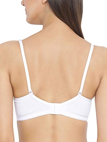 Image of Clovia Women's Cotton Solid Non-Padded Full Cup Wire Free T-Shirt Bra