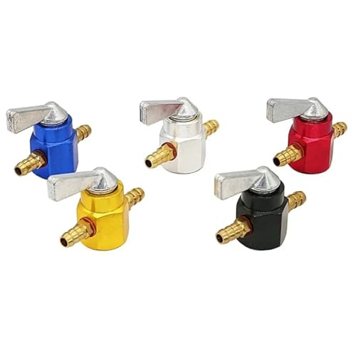 Llave grifo de gasolina universal para moto con válvula de corte de combustible en línea de 6 y 8 mm 2