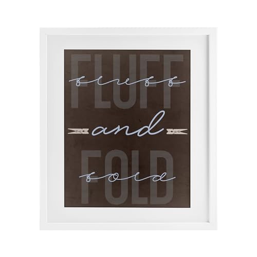 Affiche encadrée Fluff And Fold Stupell Industries Marcus Prime cadre marron blanc