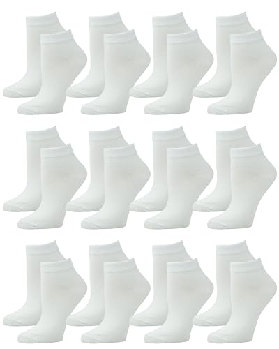 Image of Gelante 12-Pair Women's Ankle Socks, Colorful Comfortable Lightweight Breathable Athletic