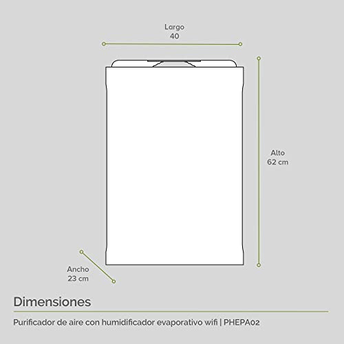 La Mejor review de Humidificadores y purificadores de aire los 7 más buscados. 2 Imagen adicional