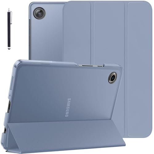 Image of Robustrion Cover for Samsung Galaxy Tab A11 Plus Cover Case 11 inch, Flip Cover Case for Samsung Galaxy Tab A11 Plus Cover /Tab A11+ Tablet Cover with Translucent Back - Blue Grey