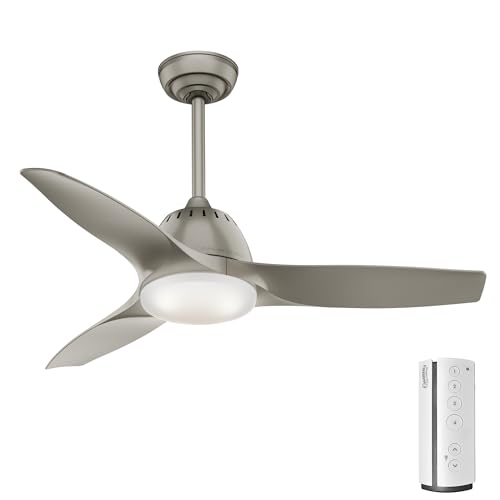Image of Casablanca 59150 Wisp Indoor Ceiling Fan with Remote, Small, Pewter