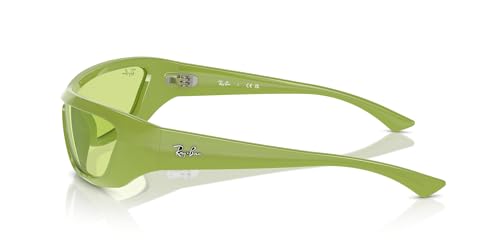 Ray-Ban RB4431 Xan Sunglasses, Apple Green/Green, 34 mm - image 3