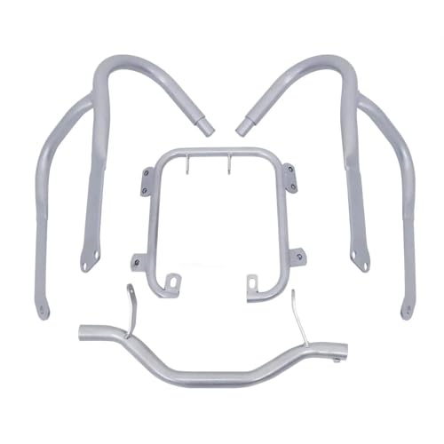 Crash bar BMW R1200RT (2005-2013) - Protection moteur avant en acier argenté