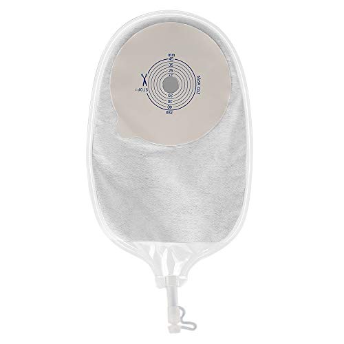 Fictory Borsa per urostomia per stomia urinaria, nefrostomia, cura della fistola della vescica, riutilizzabile, design ritagliabile, tappo a prova di perdite