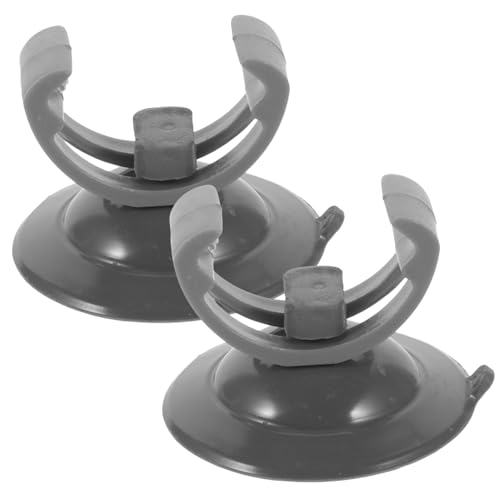BESPORTBLE 2pièces Support De Lampe Pour Aquarium Support Éclairage Pour Plantes Aquatiques Avec Ventouse Réglable Hauteur Matériel Plastique Robuste