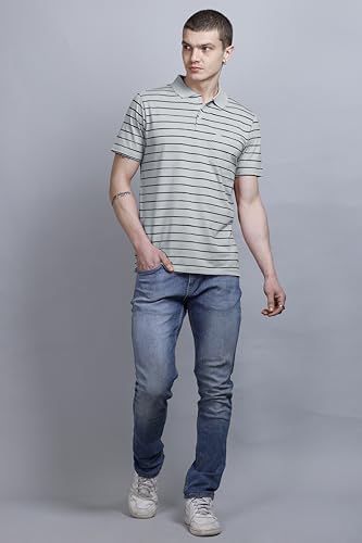 Image of GODFREY Half Sleeve Cotton Polo T Shirt for Man with Pocket - Regular fit Men Tshirts