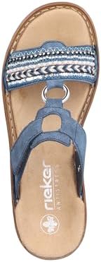 Rieker Women's 628M6 Mules, Blau (Baltik), 39 EU | Image 4
