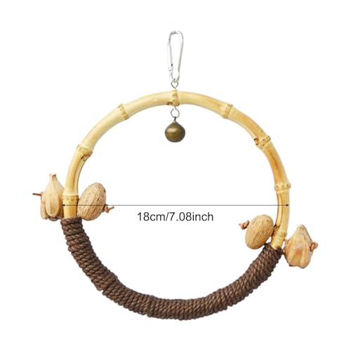 Poleiro de gaiola de pássaro, suporte de pássaro para gaiola - Balanço de Rede Gaiola de Calopsita -