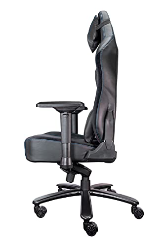Miniatura 3 de Talius Mamut Silla Gaming Profesional, Vasculante, Ergonómica, Reposabrazos 4d,Espuma Alta Densidad, Base Metal, Ruedas Nylon, Diseño Especial Para Sobrepeso Hasta 170kg Azul