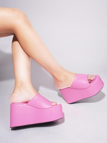 Image of JM LOOKS Women Fashion Open Toe Wedges Heel Casual sandal Attractive Comfortable sole For Women & Girls