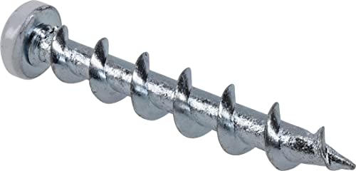 Hillman Borefast Drywall Anchors, Holds 50 Pounds in Drywall and 200 Pounds in Concrete, 1 1/2" Pan Head, White, 75-Pack, 377632 by Hillman - Image 4