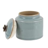 Pot de stockage en céramique : émail lisse, facile à nettoyer, facile à ranger, apparence, facile à utiliser, bouteille de stockage de céréales