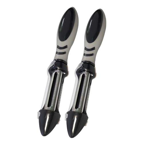 TOPBATHY 2pezzi Affettaverdure Multifunzionale Inossidabile Manici Antiscivolo per e Cetrioli Utensile