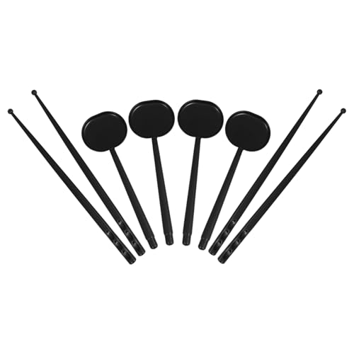 BESTYASH 8 Piezas Batón de la cubierta del ojo anteojos estenopeicos gafas de instrumentos optometría instrumentos oculares equipo de prueba de visión páginas Black