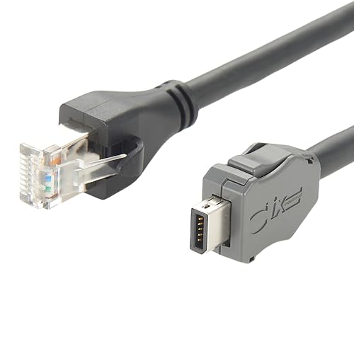 Cable Ethernet Industrial RJ45 Cat6A 2 m SFTP miniatura 5
