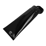 BESTYASH Nachfüllbare Schwarze Kunststoff Kosmetiktube 200g Mit Doppelfunktion Für Körperlotion Und Conditioner Auslaufsicherer Reisebehälter Für Hautpflege