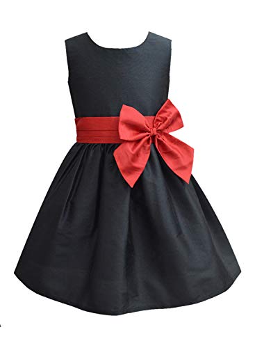 Image of A.T.U.N. All Things Uber nice Polyester Fit and Flare Special Occasion Dress (GDRS Pen BLR Navy 10-11 Years)