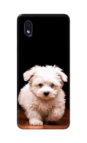 Image of PRINTFIDAA� Printed Hard Back Cover Case for Samsung Galaxy M01 Core | Samsung Galaxy A01 Core Back Cover (Puppy Dog) -2808
