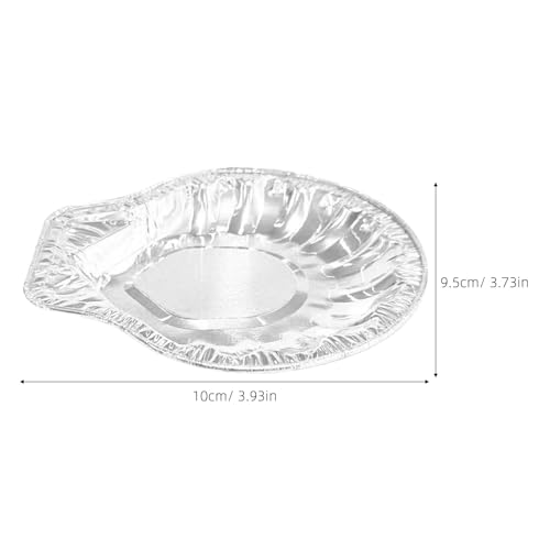 Bandejas aluminio desechables GANAZONO x100 para mariscos y eventos 3