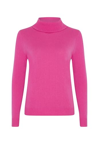 Image of Style & Republic Women's 100% Cashmere Slim Turtleneck Pullover Sweater