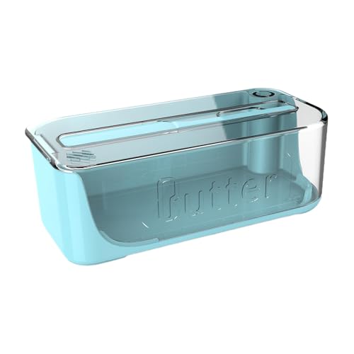 yuhlkopm ABS Butter Container Storing Butter and Other Snacks Butter Dish with Lid and Knife Abs Butter Dish with Lid Butter Box , B