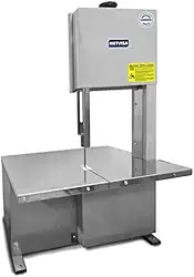 Serra Fita de Bancada para Carnes SFPPL Max Energia Elétrica 127V Metvisa Cinza