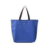 Imperméable et pliable : les sacs d'épicerie réutilisables sont hydrofuges, résistants aux déchirures et à l'eau pour les jours de pluie. Le sac fourre-tout peut être plié pour un rangement facile de 9,5 x 21 cm.